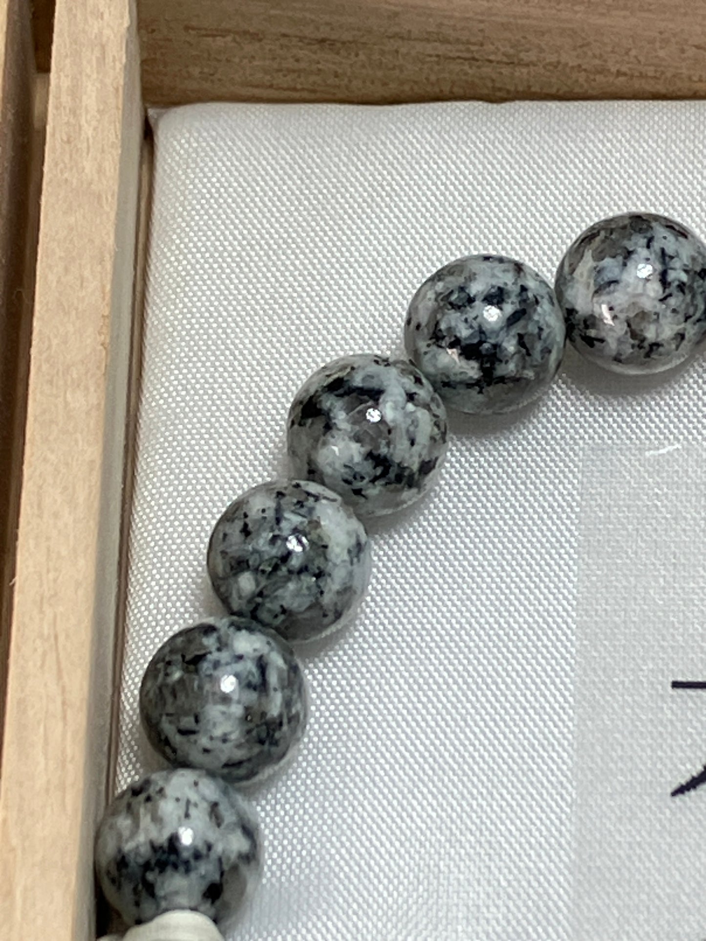 For Women Oshima Stone Mala Beads Juzu Bracelet Buddhist Japanese 8mm Kyoto