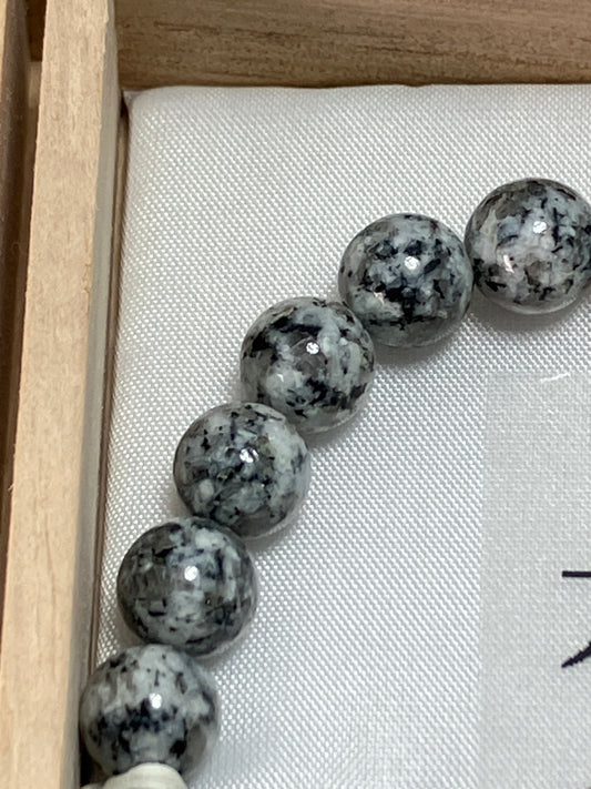 For Women Oshima Stone Mala Beads Juzu Bracelet Buddhist Japanese 8mm Kyoto