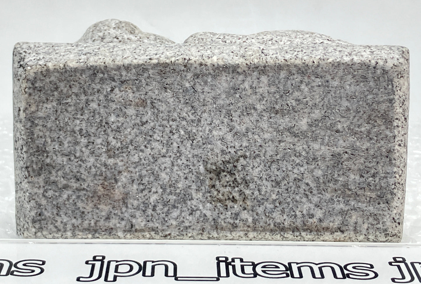 Miniature Sleeping Cat Statue Granite Stone Sculpture Handmade Japanese Garden