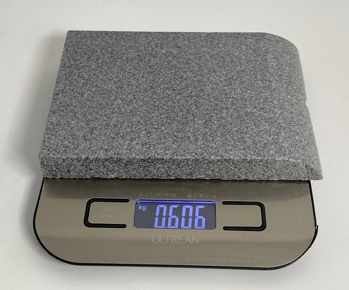 7.28 in Japanese Gassho Jizo Statue | Hanazawa Kome Granite Stone