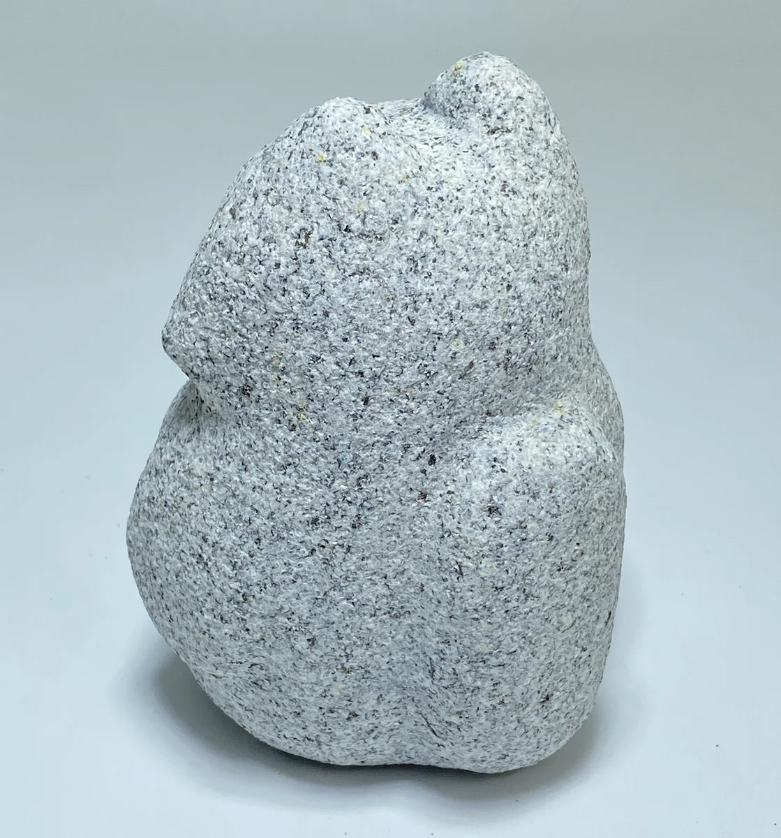 Japanese Raccoon Dog Tanuki Stone Statue | Hanazawa Granite, 4.72 in