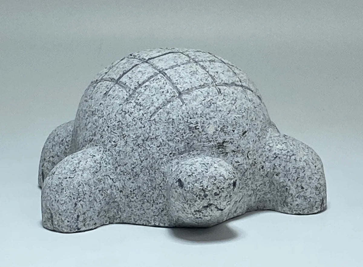 Japanese Turtle Stone Statue | Hanazawa Granite, 4.92 in
