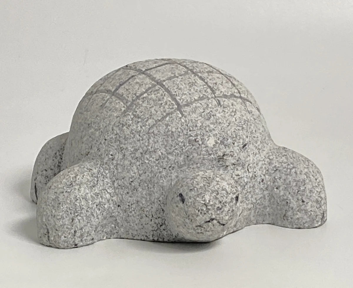 Japanese Turtle Stone Statue | Hanazawa Granite, 4.92 in