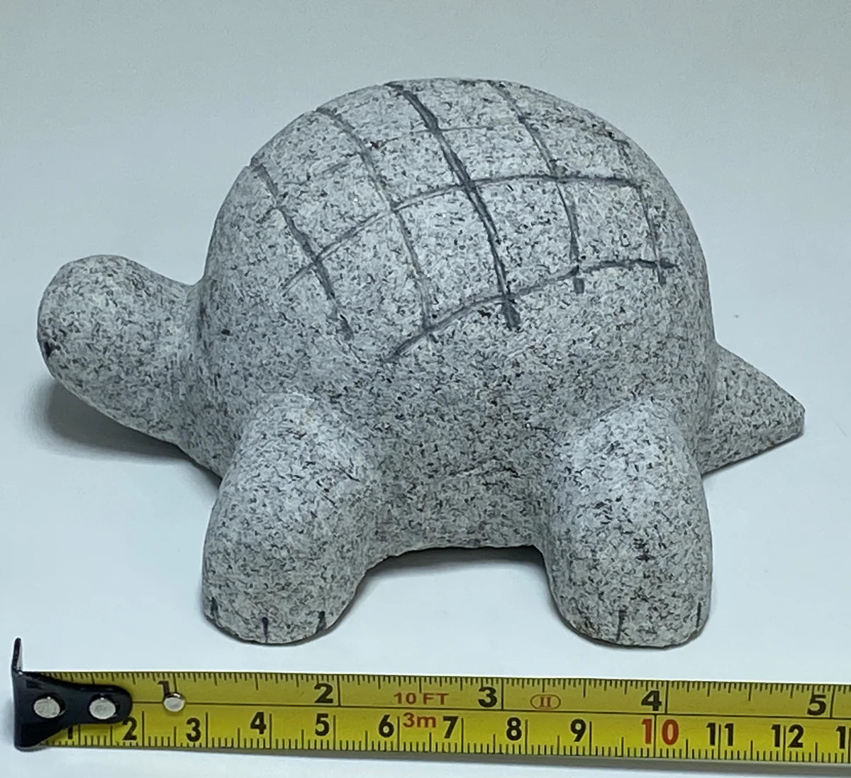 Japanese Turtle Stone Statue | Hanazawa Granite, 4.92 in