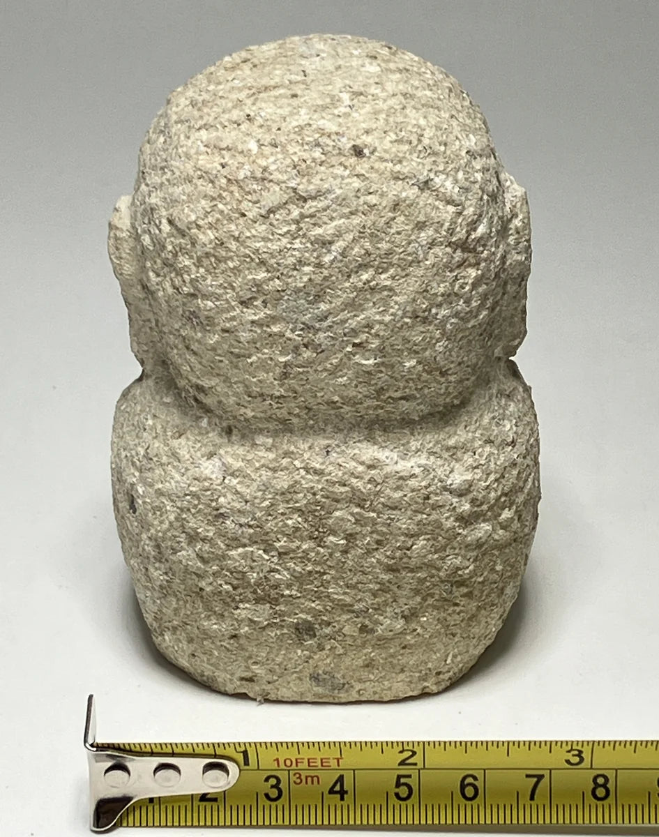 Beige Small Jizo Statue | Tatsuyama Stone, 4.33 in