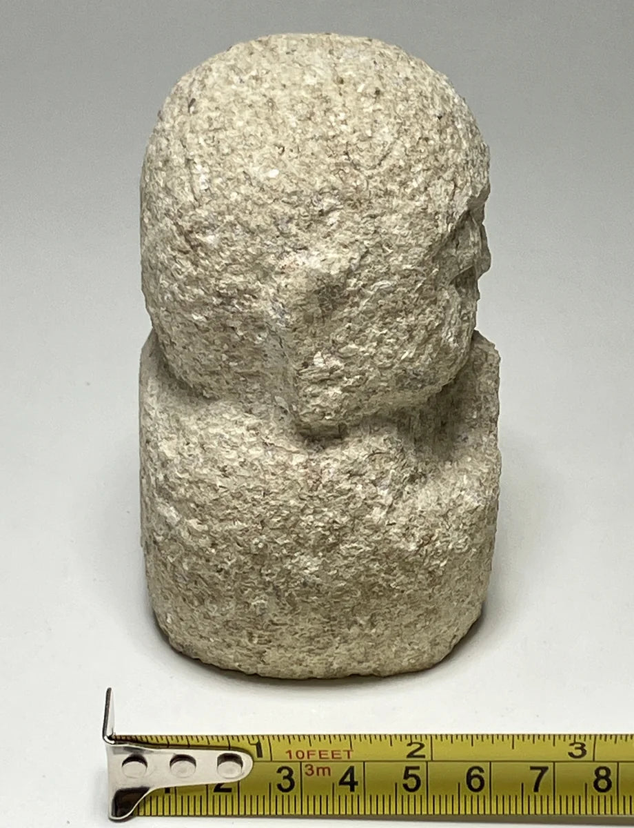 Beige Small Jizo Statue | Tatsuyama Stone, 4.33 in