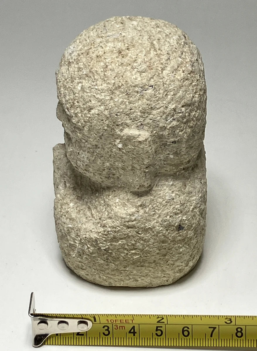 Beige Small Jizo Statue | Tatsuyama Stone, 4.33 in