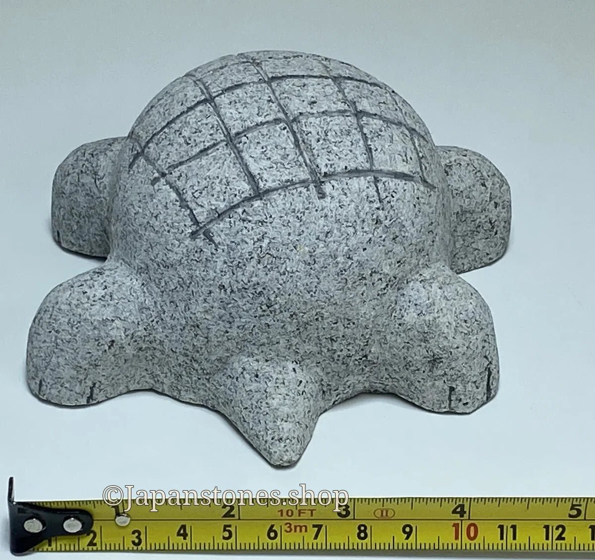 Japanese Turtle Stone Statue | Hanazawa Granite, 4.92 in — product photo 5 of 17