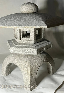 Zen Large Stone Lantern Yukimi Tourou Granite Japanese Garden Ornament Statue