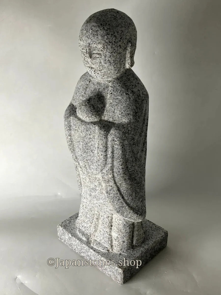 Okazaki Natsuyama Granite Stone Jizo Statue – Hand-Carved Japanese Garden — product photo 17 of 25