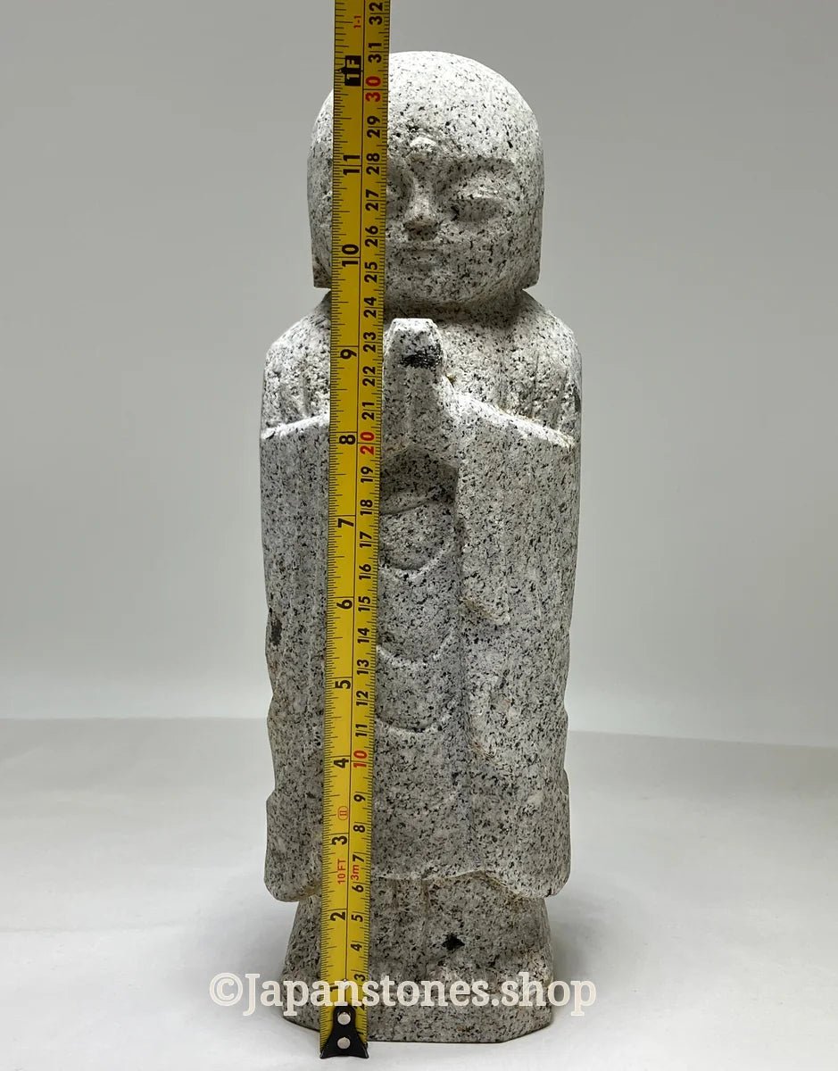 Stone Jizo Granite Japanese Garden Ornament Statue 1f / 31cm — product photo 3 of 26