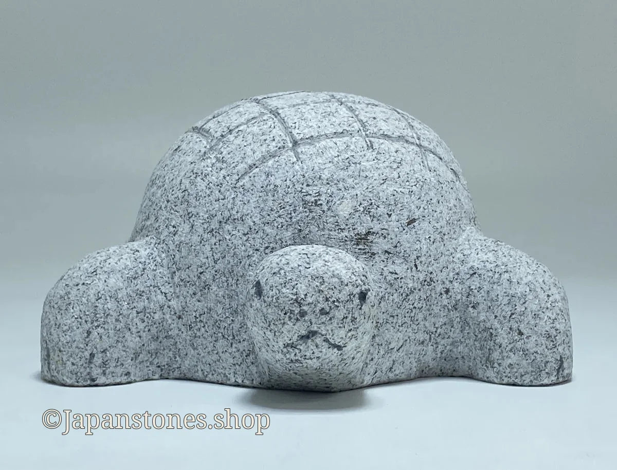 Japanese Turtle Stone Statue | Hanazawa Granite, 4.92 in — product photo 11 of 17