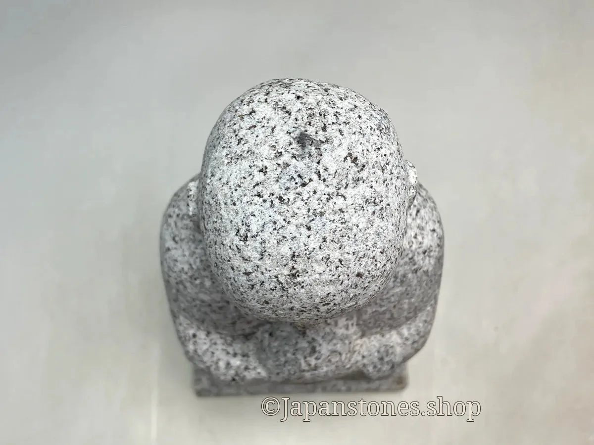 Okazaki Natsuyama Granite Stone Jizo Statue – Hand-Carved Japanese Garden — product photo 8 of 25