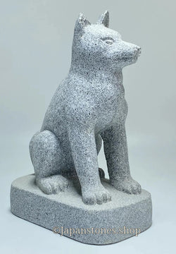 Japanese Dog Stone Statue | Ushiiwa Aoishi Granite