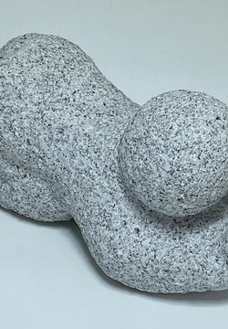 The Man Who Keeps Reading | Japanese Granite Sculpture