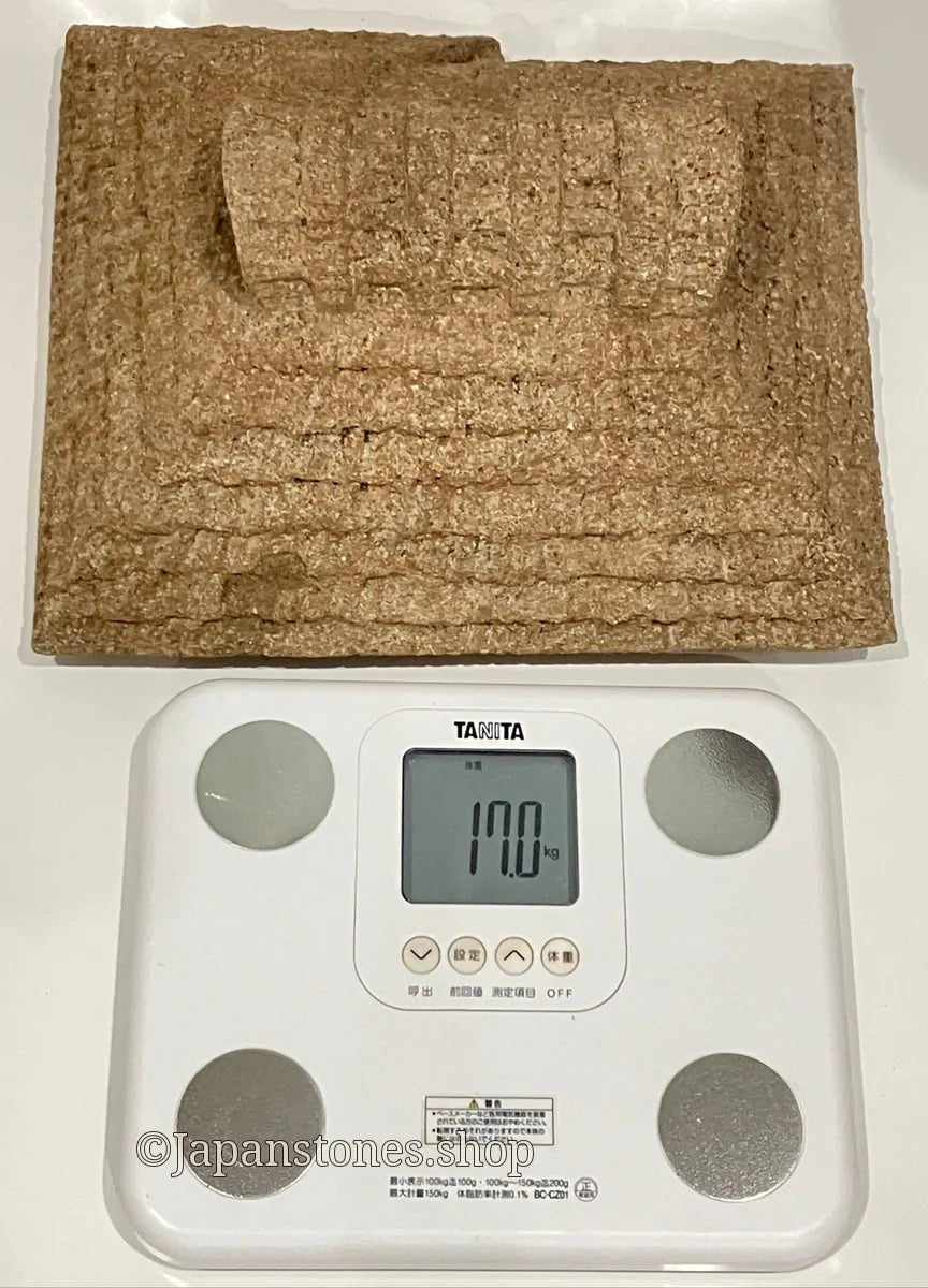 Brown Medium Sandstone Thatching Stone Lantern Tourou Handmade Japanese Garden — product photo 12 of 27