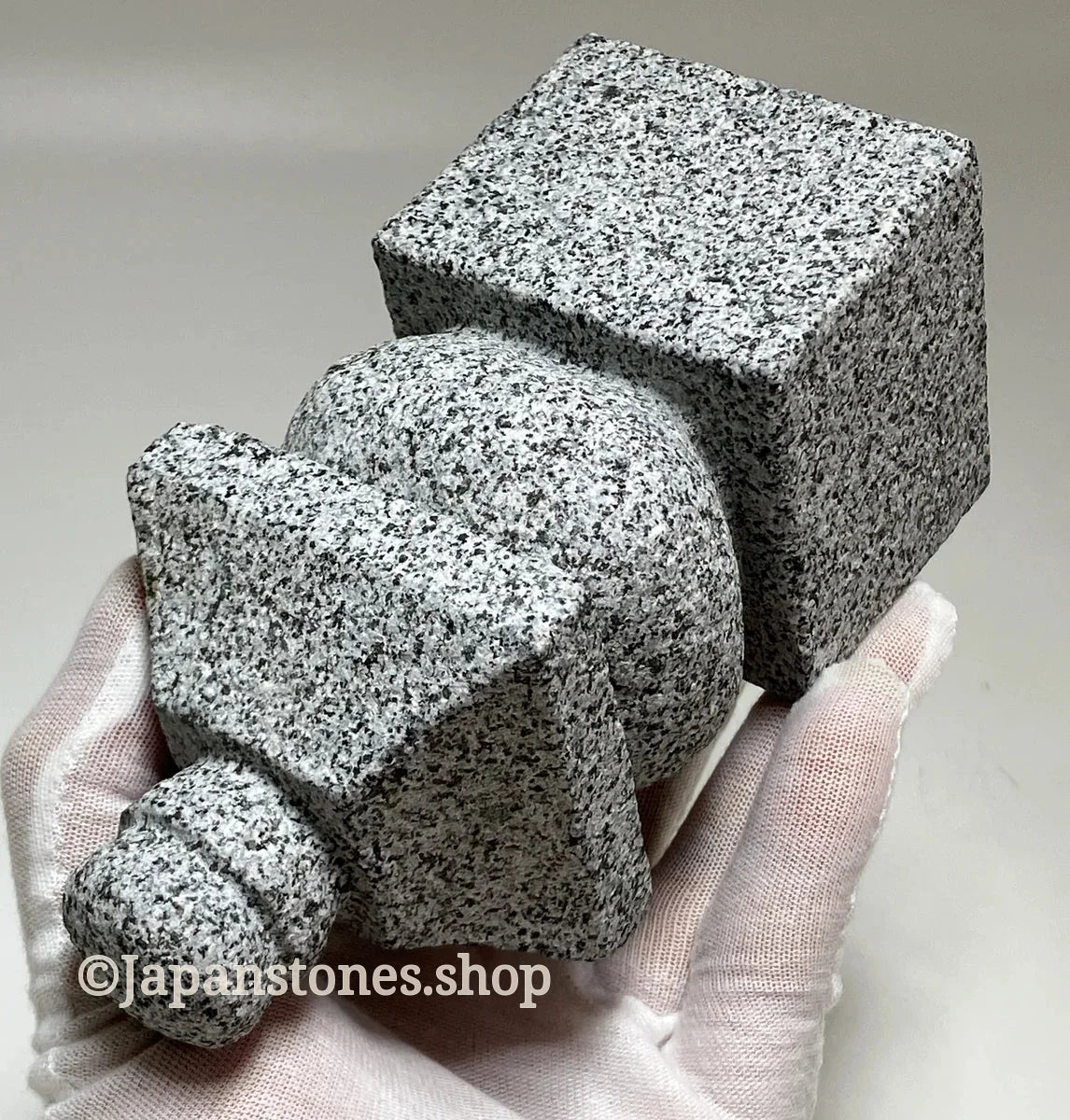 5.5 in One-Piece Gorinto – Japanese Granite Five-Element Pagoda for Zen Gardens — product photo 12 of 25