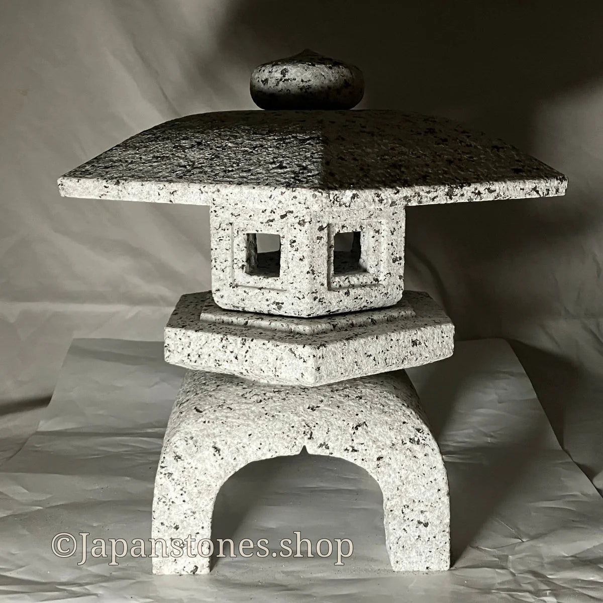 Zen Stone Lantern Yukimi Tourou Medium Granite Japanese Garden Ornament Statue — product photo 33 of 42