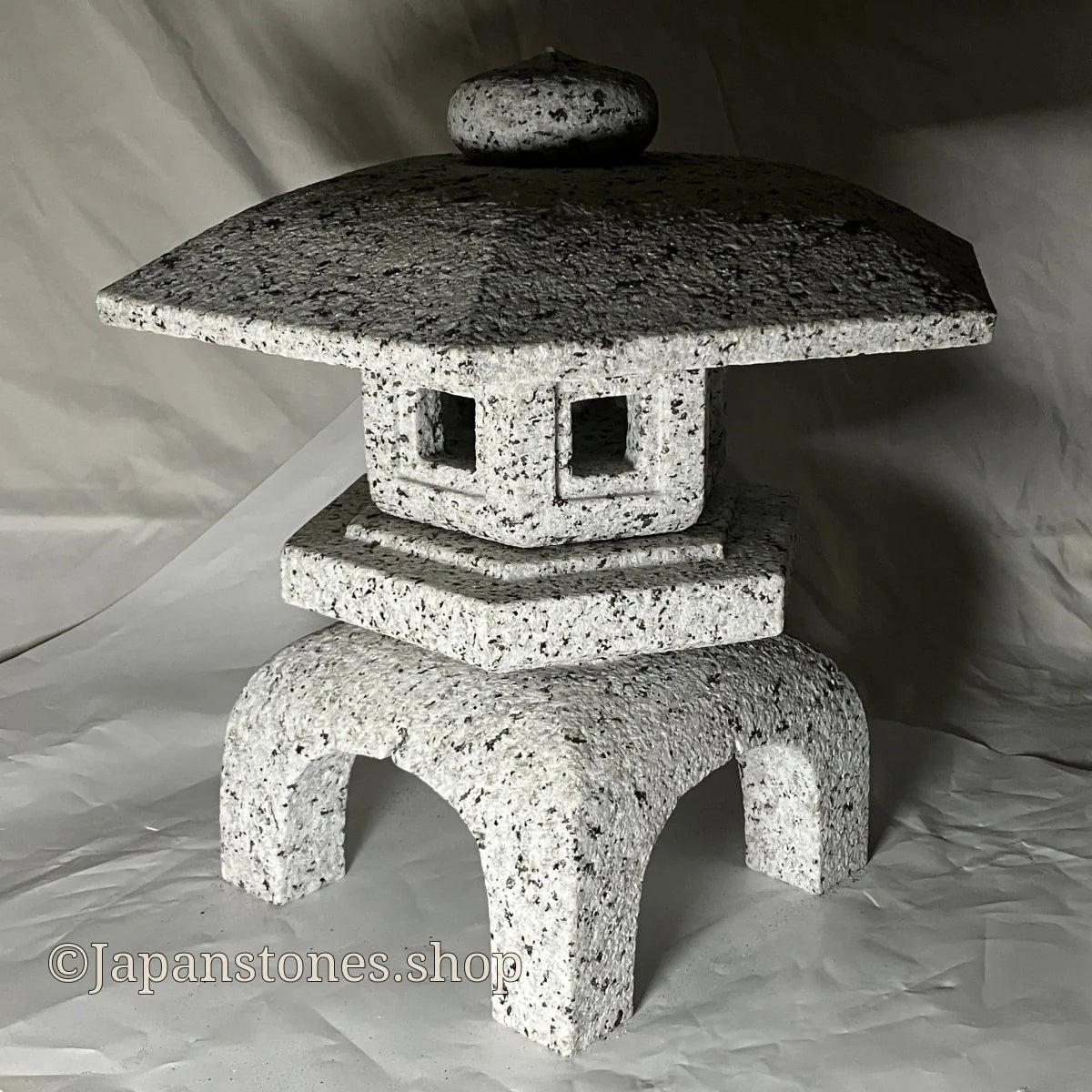 Zen Stone Lantern Yukimi Tourou Medium Granite Japanese Garden Ornament Statue — product photo 32 of 42