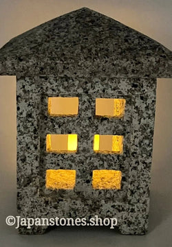 Hirukawa Granite Stone Lantern Sunshouan Lampshade Japanese Stone Craft for LED