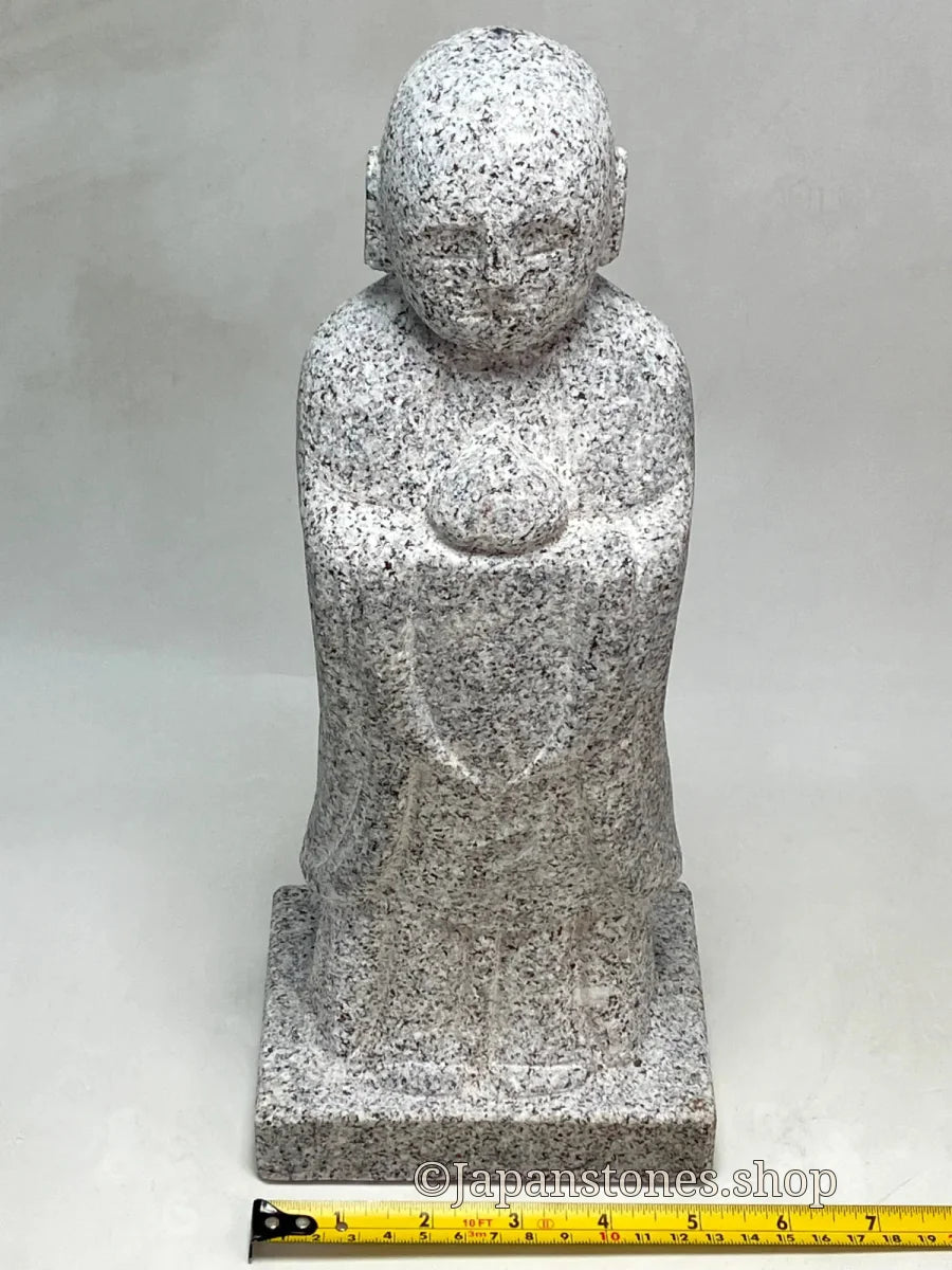 Okazaki Natsuyama Granite Stone Jizo Statue – Hand-Carved Japanese Garden — product photo 4 of 25