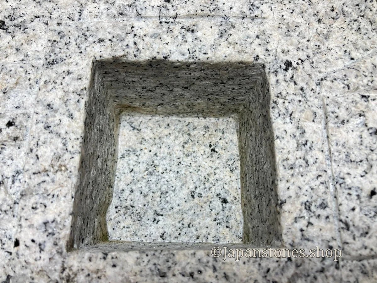 Tsukubai Chozubachi Coin Granite Stone Japanese Garden — product photo 11 of 23