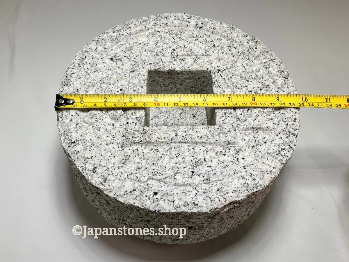 Tsukubai Chozubachi Coin Granite Stone Japanese Garden — product photo 4 of 23