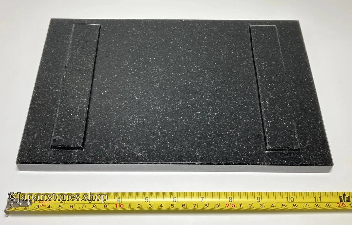 Sushi Kaiseki Sushigeta Food Plate India Granite Black Stone Japan — product photo 4 of 29