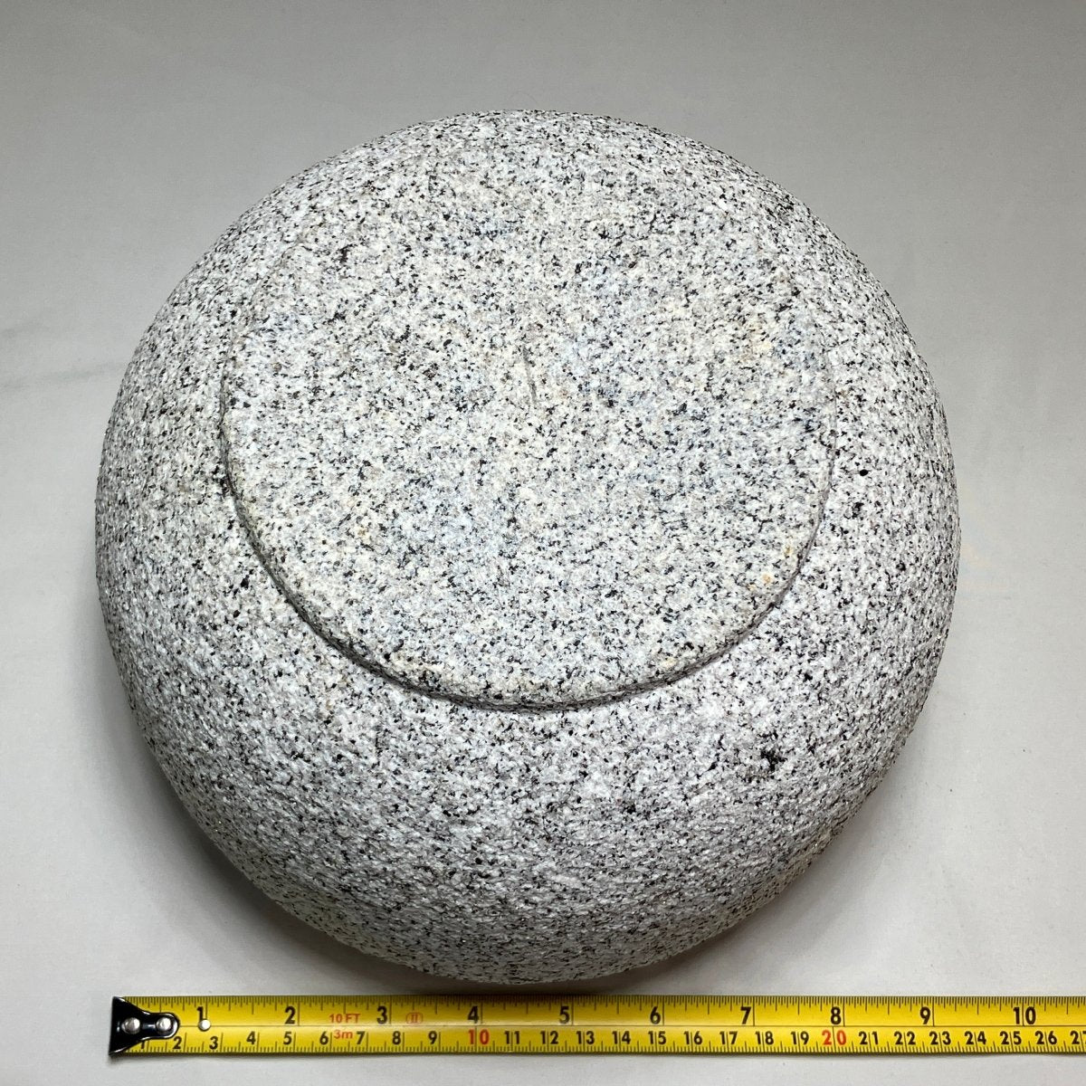 Tetsubin Style Small Granite Stone Water Bowl Chozubachi Japanese Garden