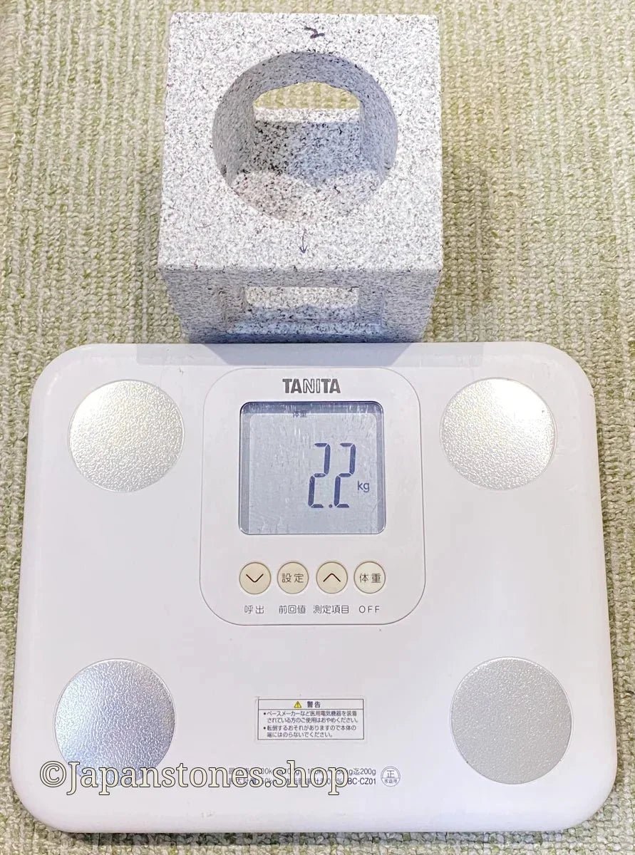 Zen Granite Gray Oribe Stone Lantern Tourou Japan Garden Statue 23.5 inch — product photo 17 of 35