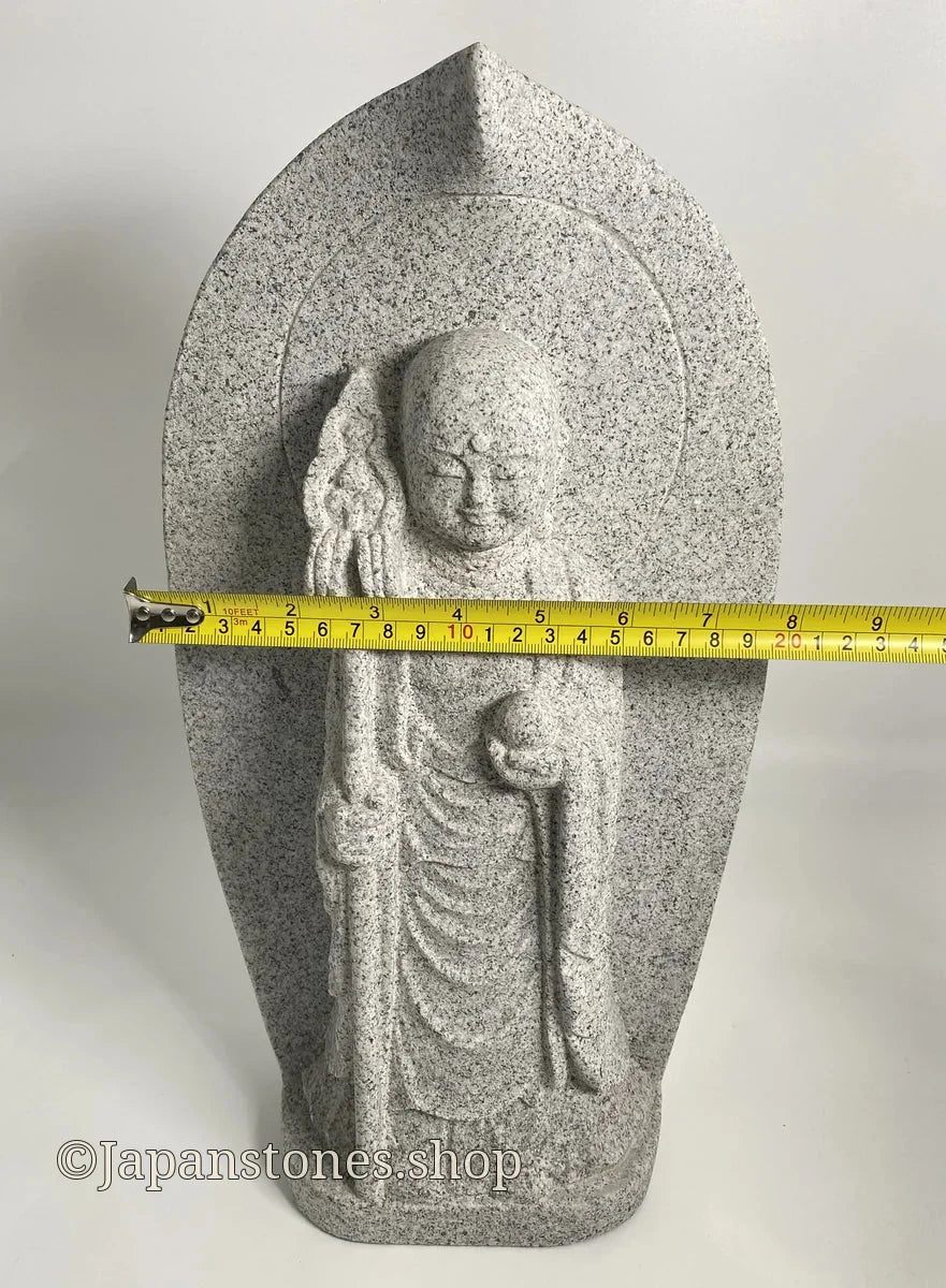 Boat-Shaped Enmei Jizo Statue | Natsuyama Stone, 16.14 in — product photo 3 of 23