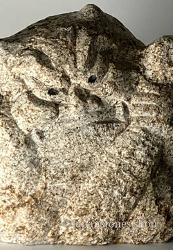 Oni Statue (Ogre/Demon): Aji “Sabi-ishi” Granite (2025) — Japan