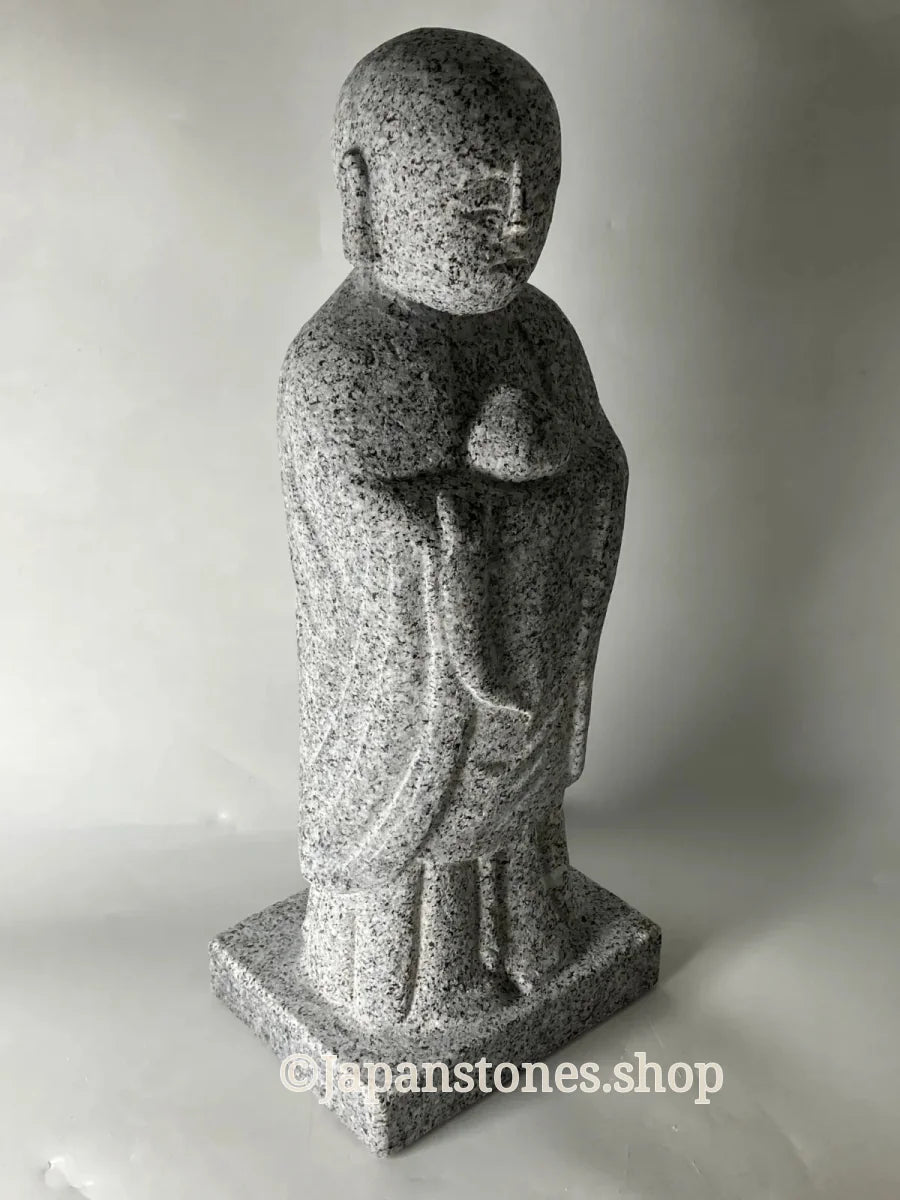 Okazaki Natsuyama Granite Stone Jizo Statue – Hand-Carved Japanese Garden — product photo 15 of 25