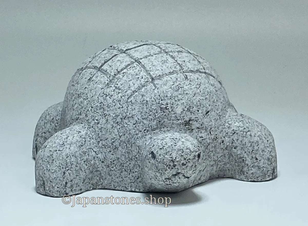 Japanese Turtle Stone Statue | Hanazawa Granite, 4.92 in — product photo 12 of 17
