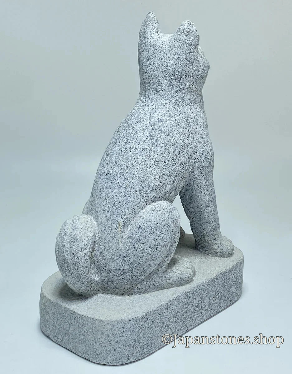 Japanese Dog Stone Statue | Ushiiwa Aoishi Granite — product photo 14 of 19