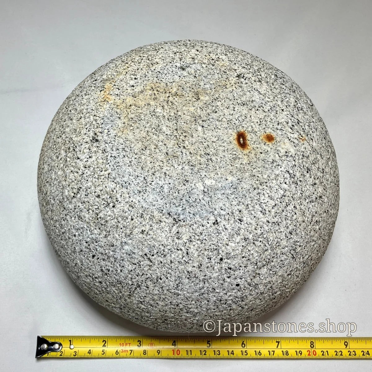 Tetsubin Style Gray Small Granite Stone Water Bowl Chozubachi Japanese Garden — product photo 7 of 21