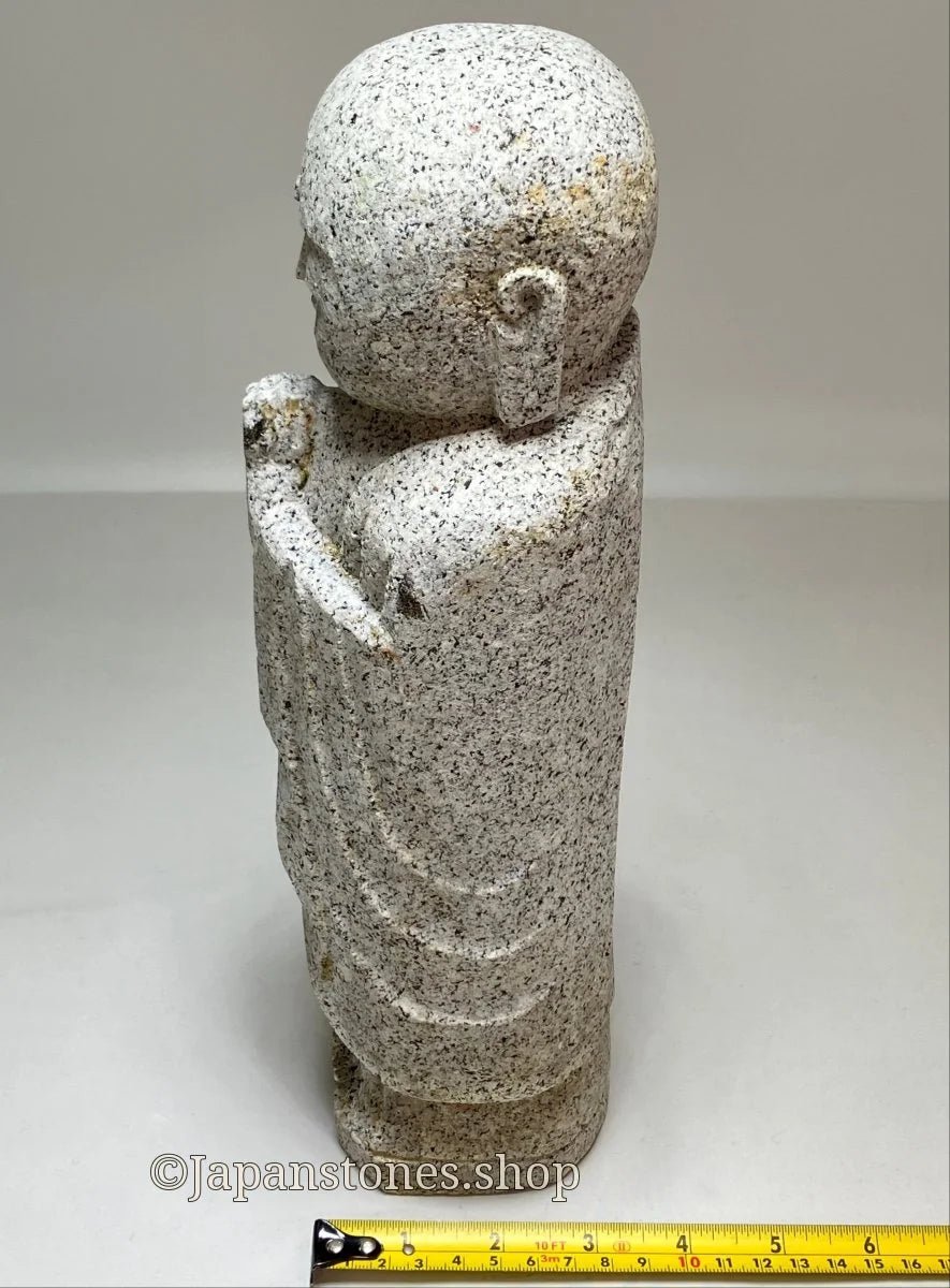 Stone Jizo Granite Japanese Garden Ornament Statue 1f / 31cm — product photo 7 of 26