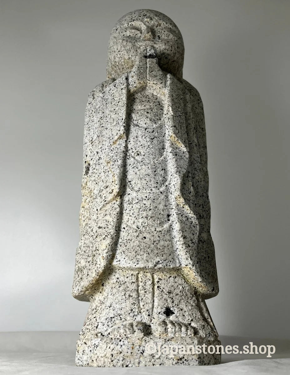 Stone Jizo Granite Japanese Garden Ornament Statue 1f / 31cm — product photo 2 of 26