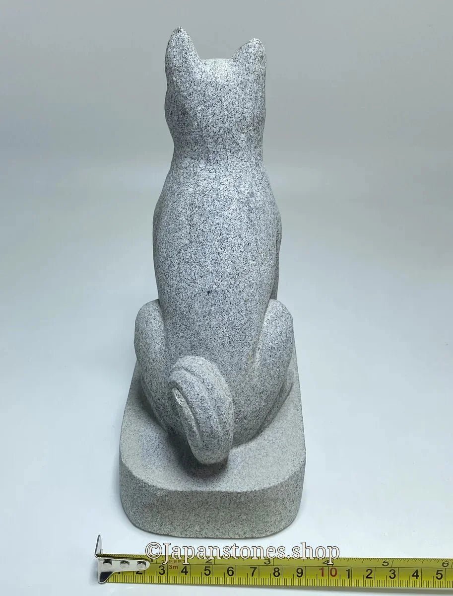Japanese Dog Stone Statue | Ushiiwa Aoishi Granite — product photo 7 of 19
