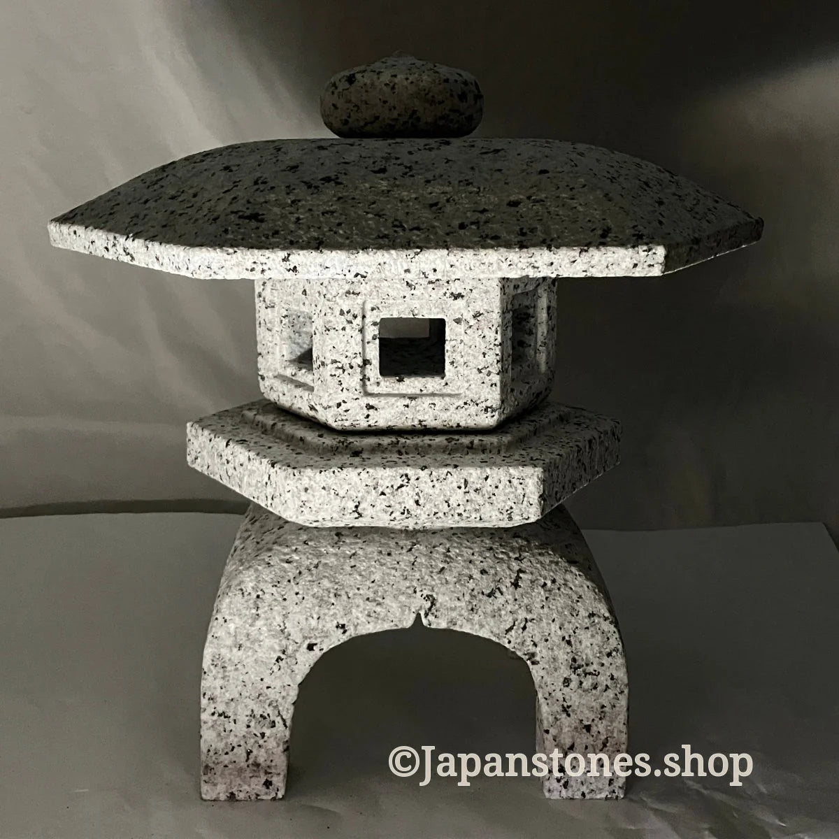 Zen Stone Lantern Yukimi Tourou Medium Granite Japanese Garden Ornament Statue — product photo 30 of 42