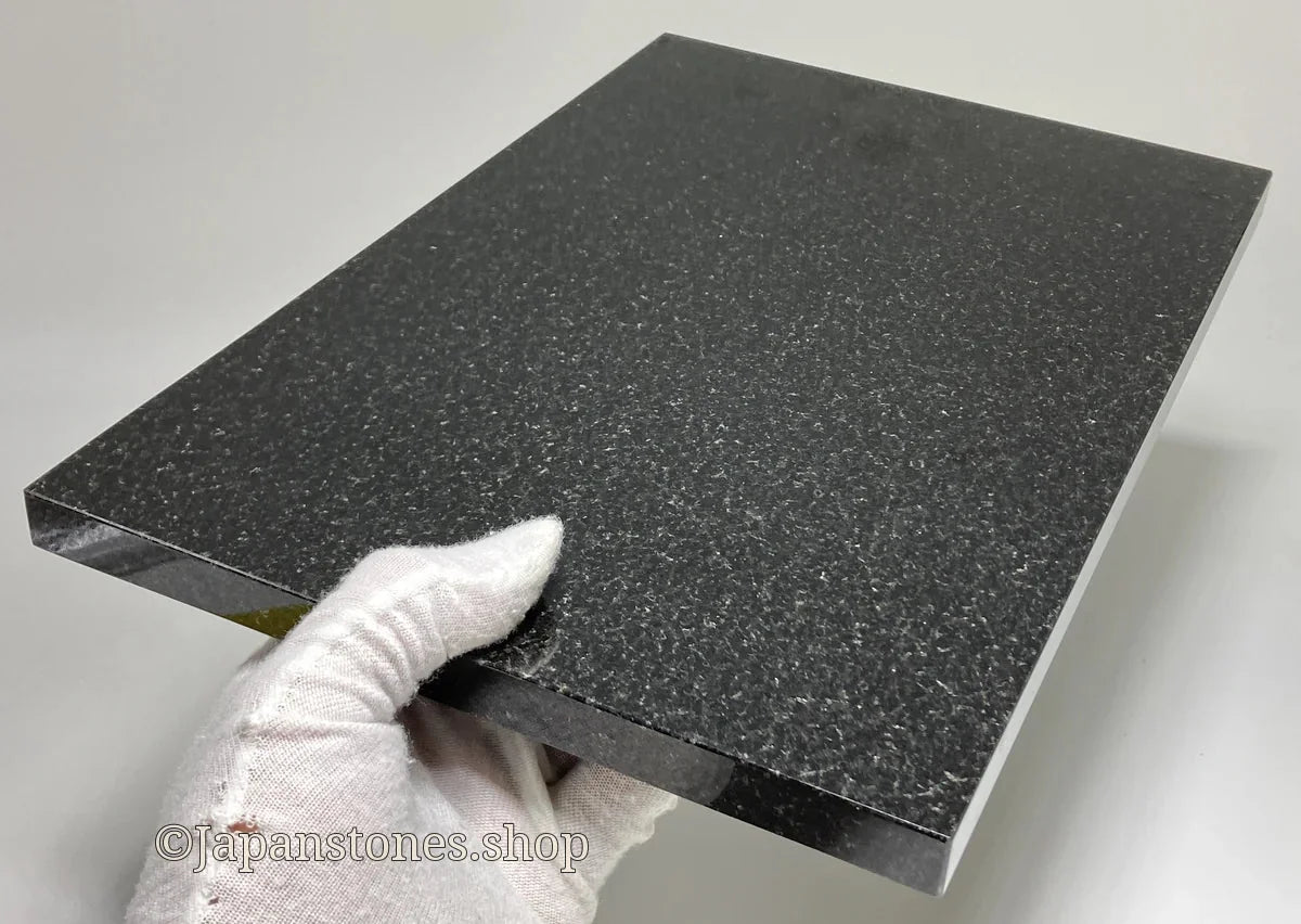 Sushi Kaiseki Sushigeta Food Plate India Granite Black Stone Japan — product photo 8 of 29