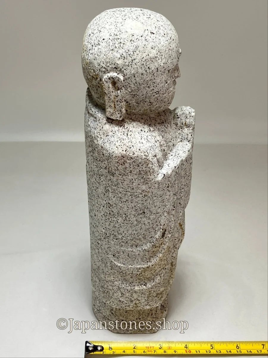 Stone Jizo Granite Japanese Garden Ornament Statue 1f / 31cm — product photo 6 of 26