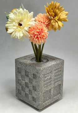 Ginkakuji Style Natsuyama Granite Stone Water Basin Japanese Craft for Vase