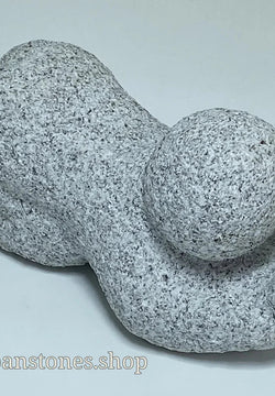 The Man Who Keeps Reading | Japanese Granite Sculpture
