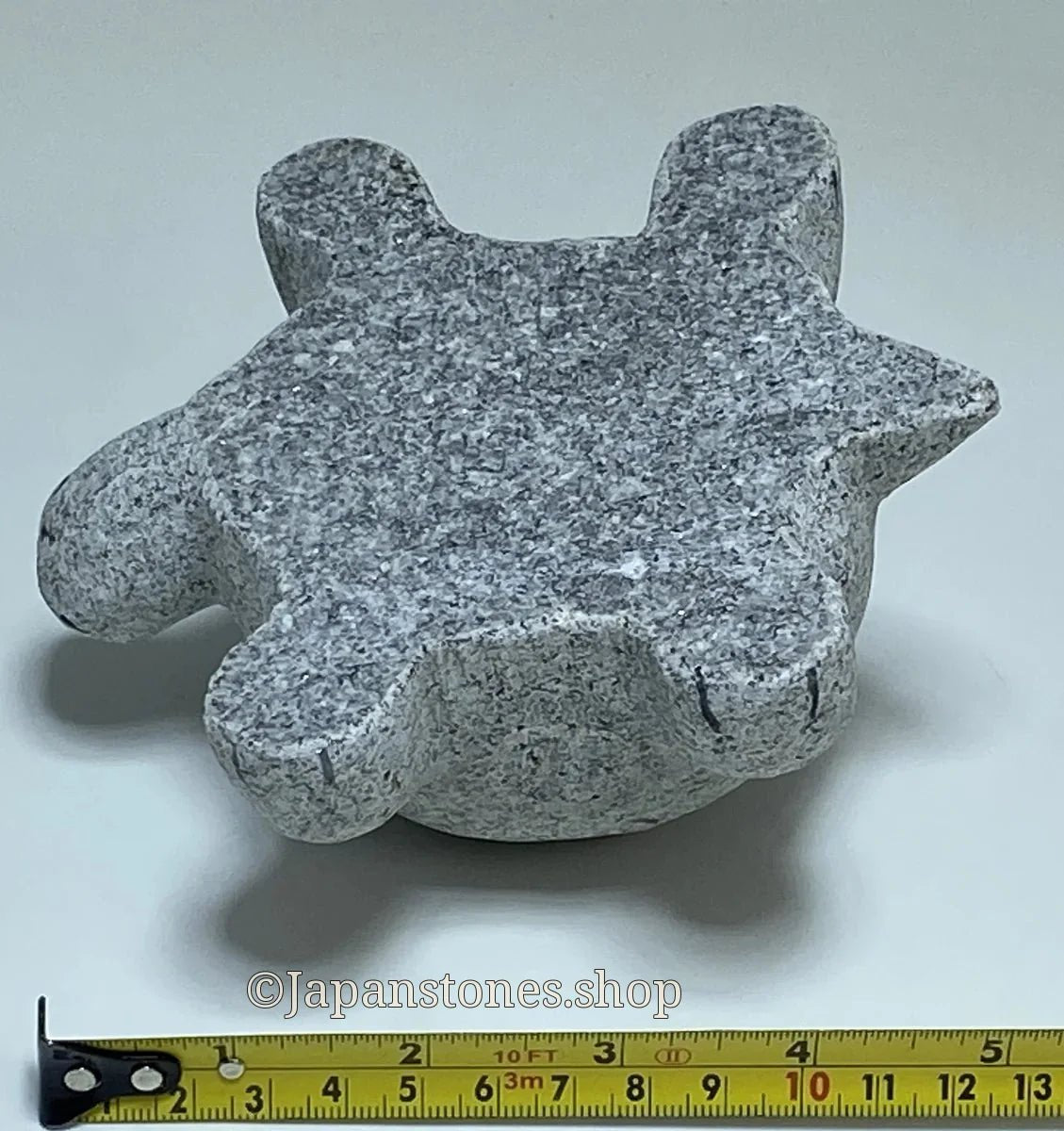 Japanese Turtle Stone Statue | Hanazawa Granite, 4.92 in — product photo 8 of 17