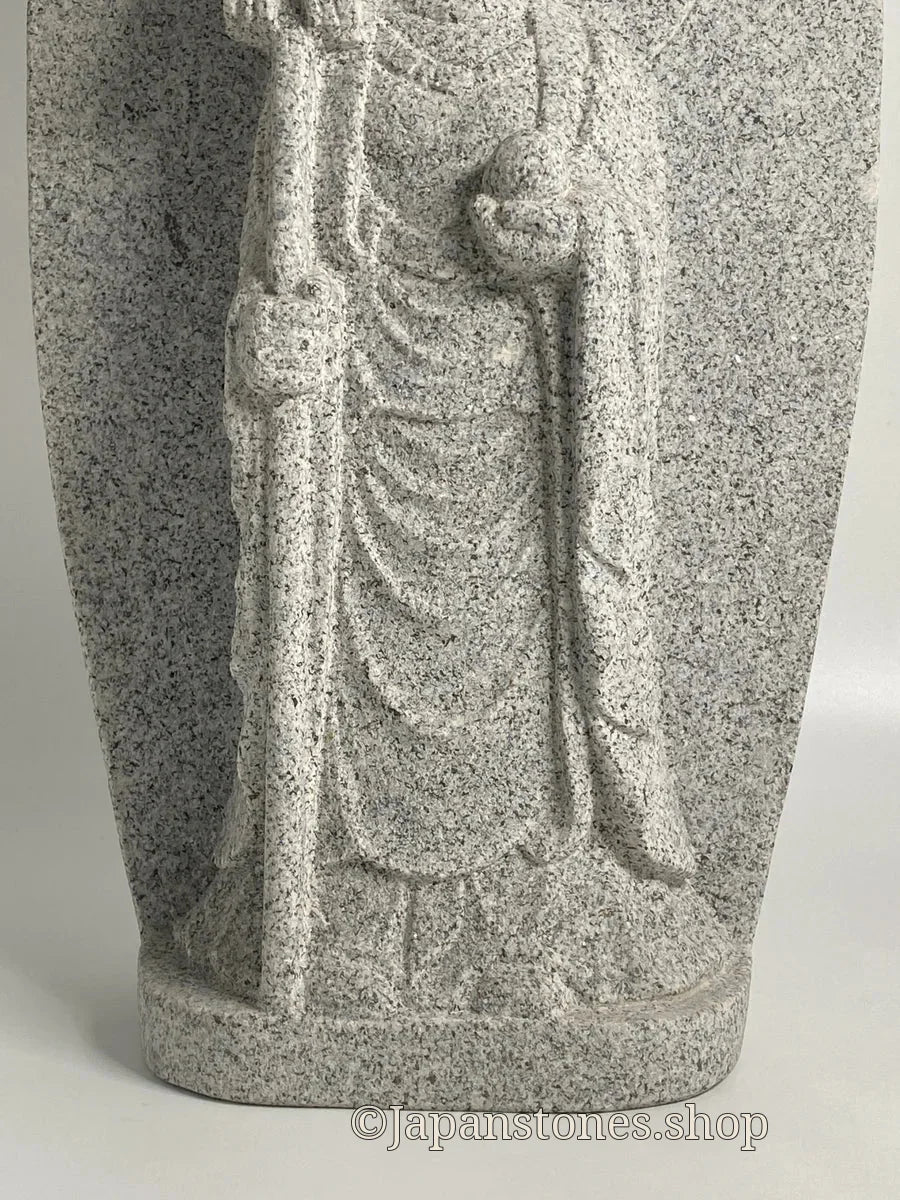 Boat-Shaped Enmei Jizo Statue | Natsuyama Stone, 16.14 in — product photo 17 of 23