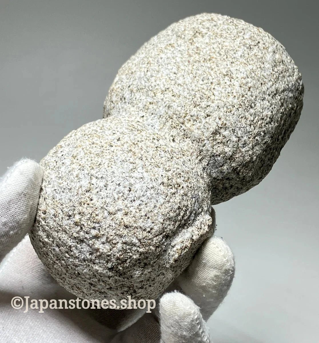 Gassho Jizo Statue Granite Aji Rust Stone Sculpture Handmade Japanese — product photo 10 of 19