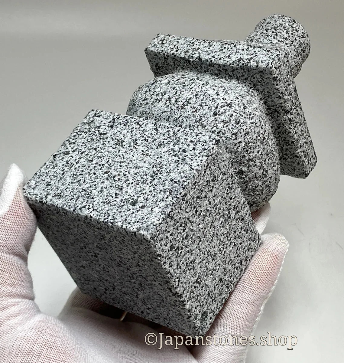 5.5 in One-Piece Gorinto – Japanese Granite Five-Element Pagoda for Zen Gardens — product photo 11 of 25