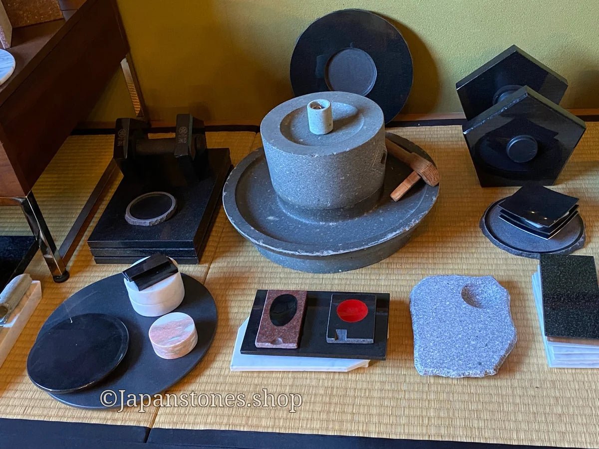 Sushi Kaiseki Sushigeta Food Plate India Granite Black Stone Japan — product photo 25 of 29