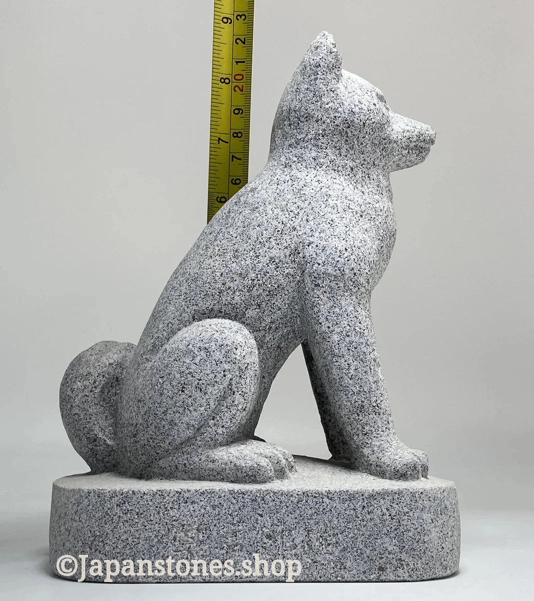 Japanese Dog Stone Statue | Ushiiwa Aoishi Granite — product photo 2 of 19